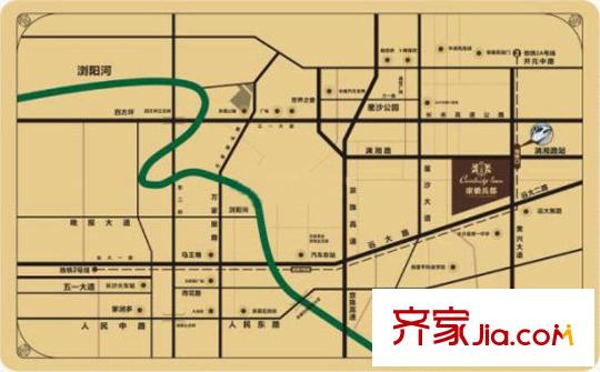 未來(lái)康橋長(zhǎng)郡交通圖