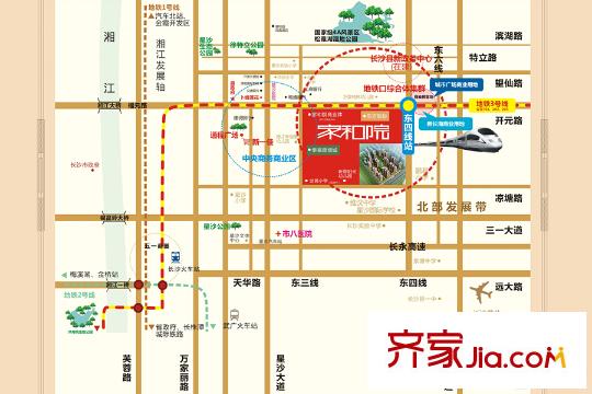 家和院區(qū)位圖
