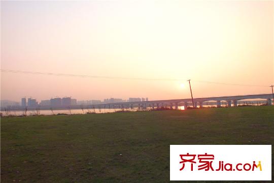 綠地海外灘周邊湘江綠化帶
