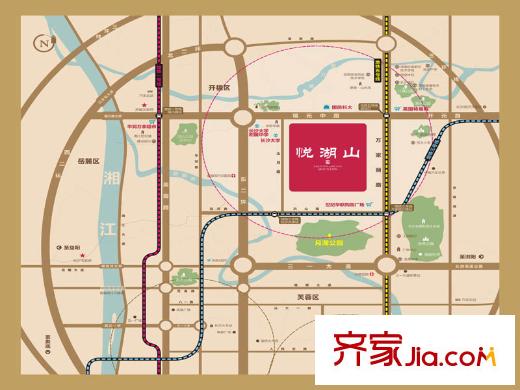 悅湖山區(qū)位圖