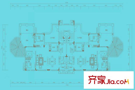 錢隆世家12、13、14#401/402 2室2廳2衛(wèi)1廚
