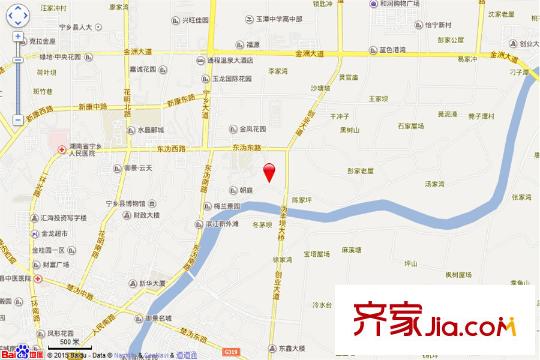 濱江國際城交通圖