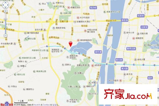恩瑞御西湖交通圖