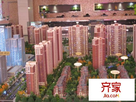 綠地海外灘售樓部沙盤圖（2014.07.01）