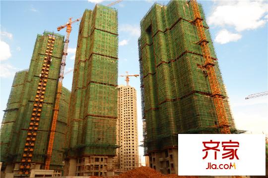 綠地海外灘22-24棟外墻進(jìn)度（2015.7.2）