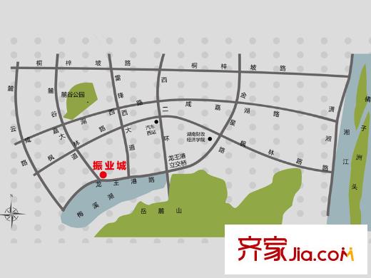 振業(yè)城區(qū)位圖