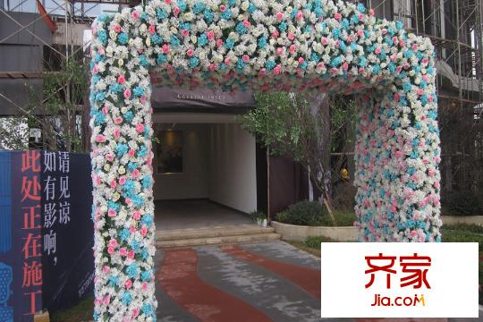 天祥水晶灣樣板間入口（2015.12.11）