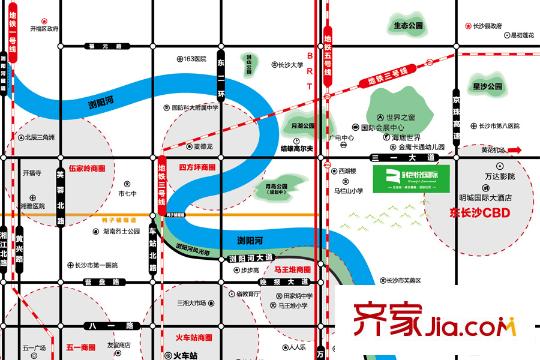 旺德府愷悅國際區(qū)位圖