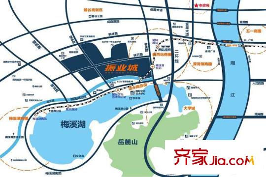 振業(yè)城區(qū)位圖