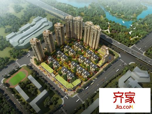 曠遠洋湖18克拉鳥瞰圖