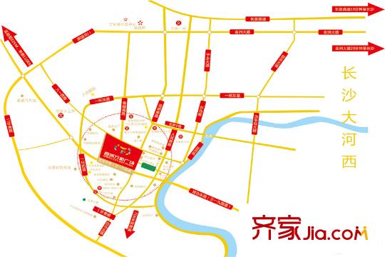 春城萬象廣場區(qū)位圖