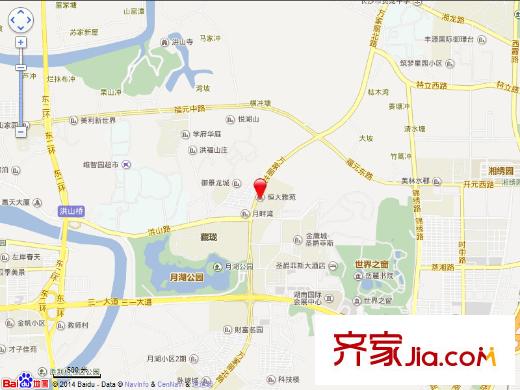 恒大雅苑電子地圖