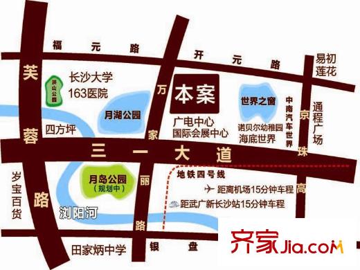 恒大雅苑區(qū)位圖