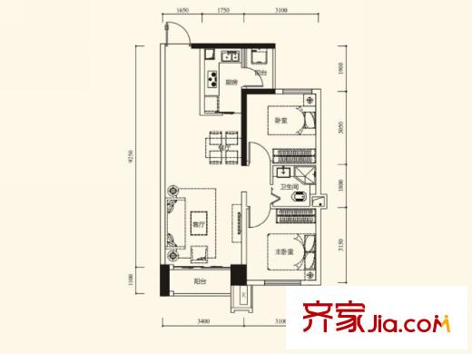 长沙协信星澜汇户型图-齐家网小区库