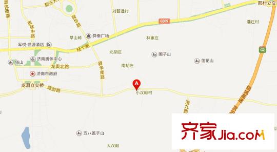 涵玉新居交通圖 