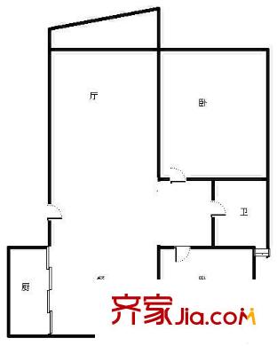 黃金時代 2室 戶型圖