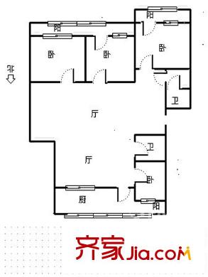濟南燈泡廠宿舍 戶型圖