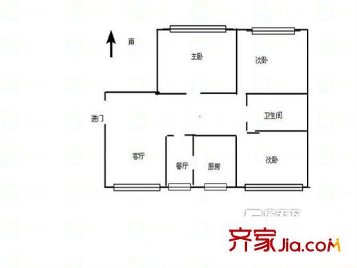 濟(jì)南燈泡廠宿舍 戶型圖