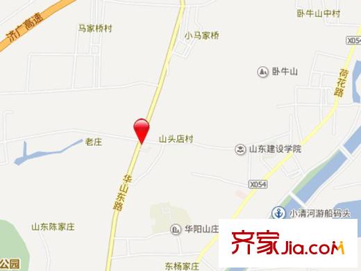 湖濱山城交通圖 