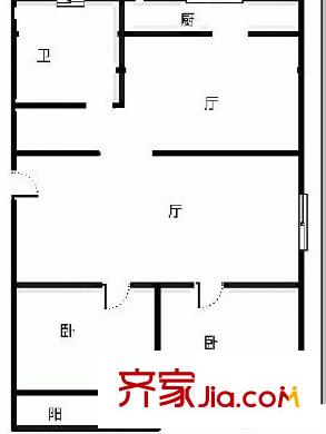 濟南 工業(yè)南路公安局宿舍 戶型圖