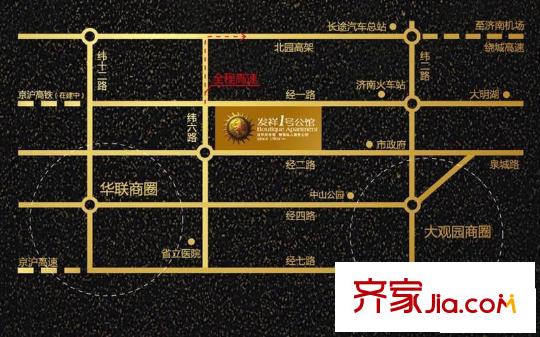 發(fā)祥1號(hào)公館交通圖
