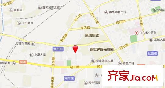 槐蔭區(qū)政府宿舍交通圖 