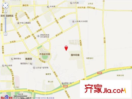 中海天悅府交通圖