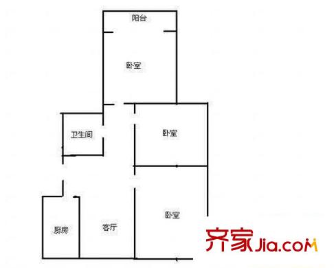 金聯(lián)居 3室 戶型圖