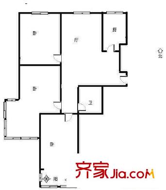 金聯(lián)居 3室 戶型圖