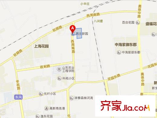 周莊新園交通圖 