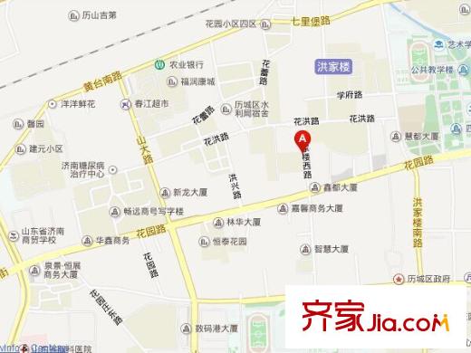 洪樓新居交通圖