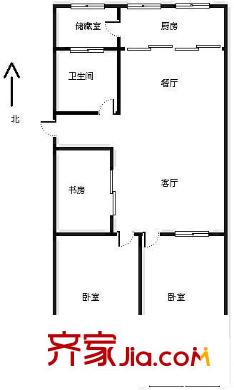 鷺鳴苑 3室 戶型圖