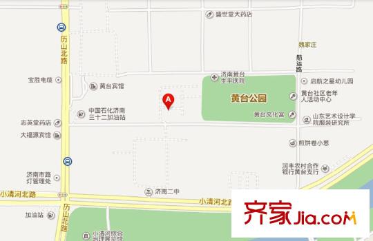 黃臺小區(qū)交通圖 
