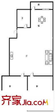 洪樓新居 2室 戶型圖
