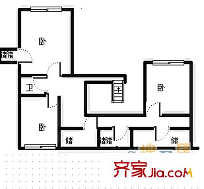 玉園小區(qū) 6室 戶型圖
