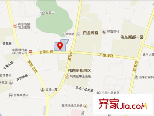 玉園小區(qū)交通圖 