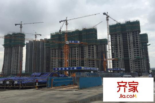 夢世界潤園項(xiàng)目整體施工進(jìn)度（2015-8-18）