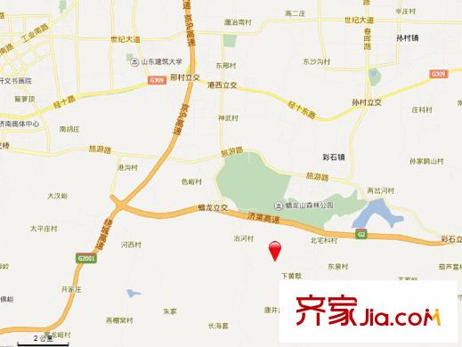 田園莊園交通圖 