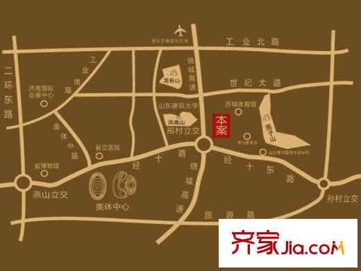 火炬東第交通圖
