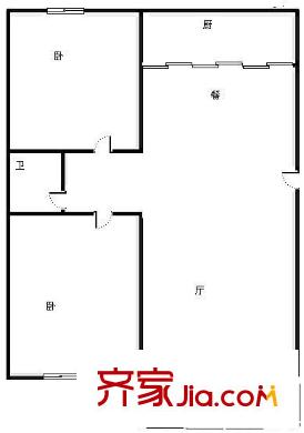 鷺鳴苑 2室 戶型圖