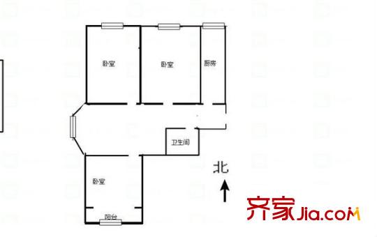 槐花園小區(qū) 0室 戶型圖