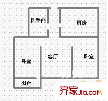 金鑾花園 2室 戶型圖