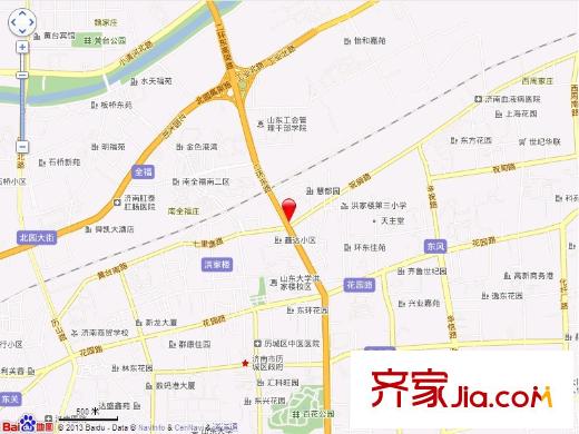 七里堡新居交通圖