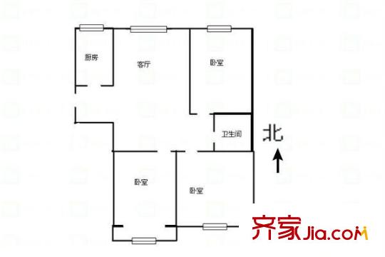 槐花園小區(qū) 0室 戶型圖