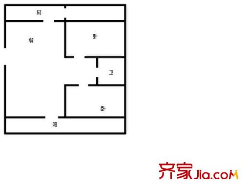 吉爾北苑 2室 戶型圖