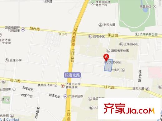 劉堂小區(qū)交通圖