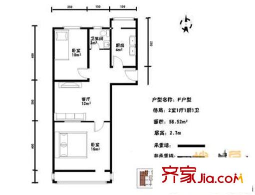 七賢依山新居 2室 戶型圖