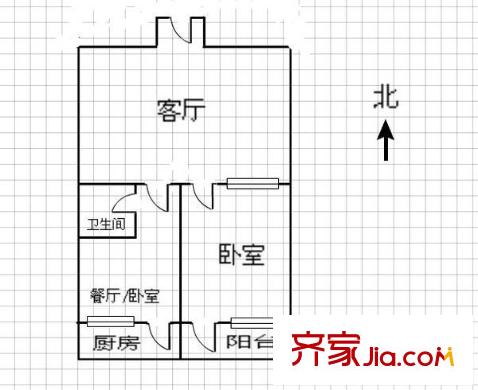 白馬家園 2室 戶(hù)型圖