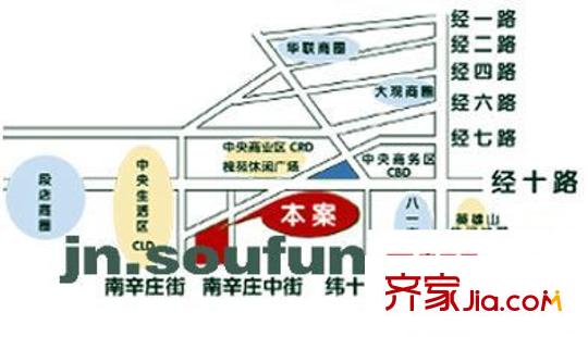 魯信南辛苑交通圖