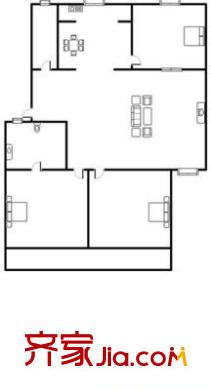七賢依山新居 3室 戶型圖